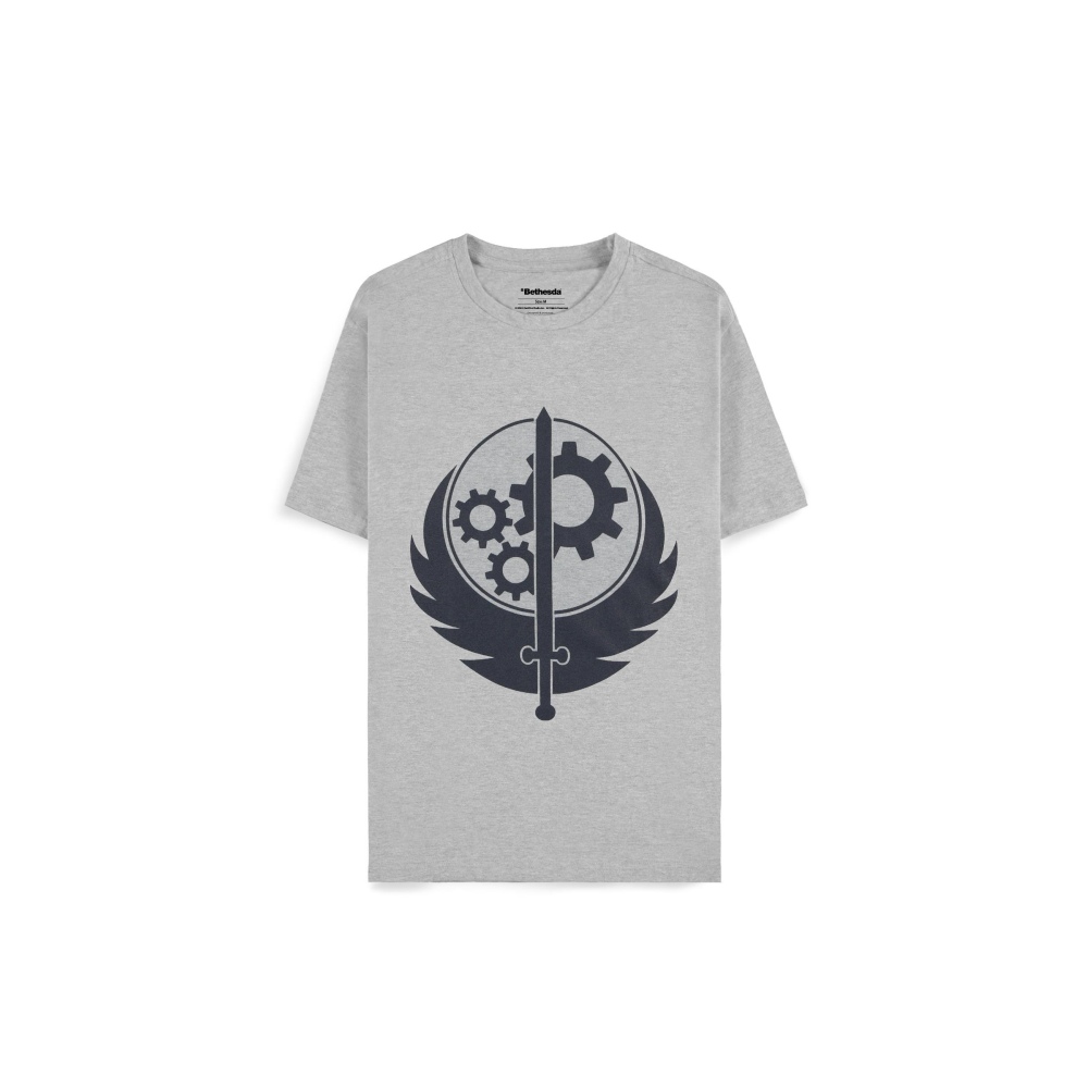 Fallout - Brotherhood Of Steel Heren T-shirt - Grijs